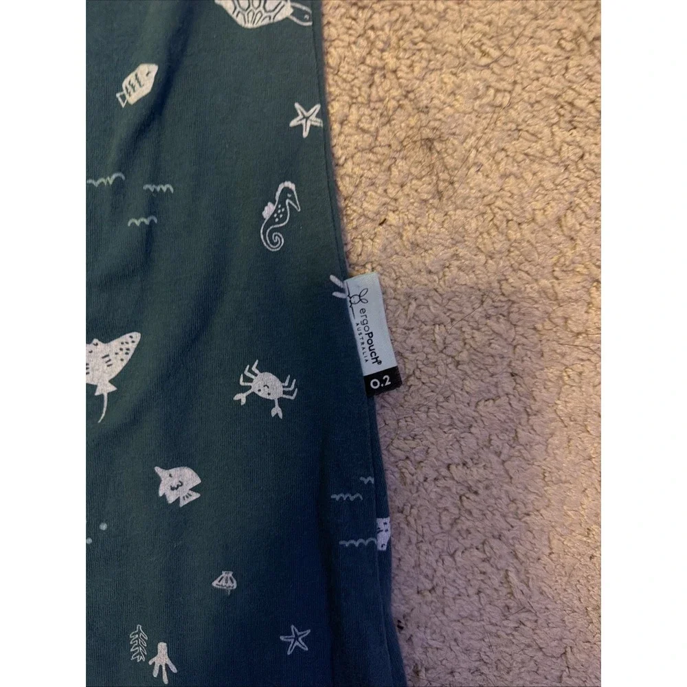 Ergopouch baby/Infant Jersey Sleeping Bag Tog 0.2 Size 3-12 Months Ocean Print